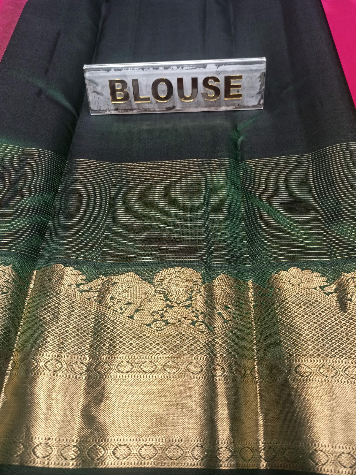 Pure Kanchipuram Silk Saree.