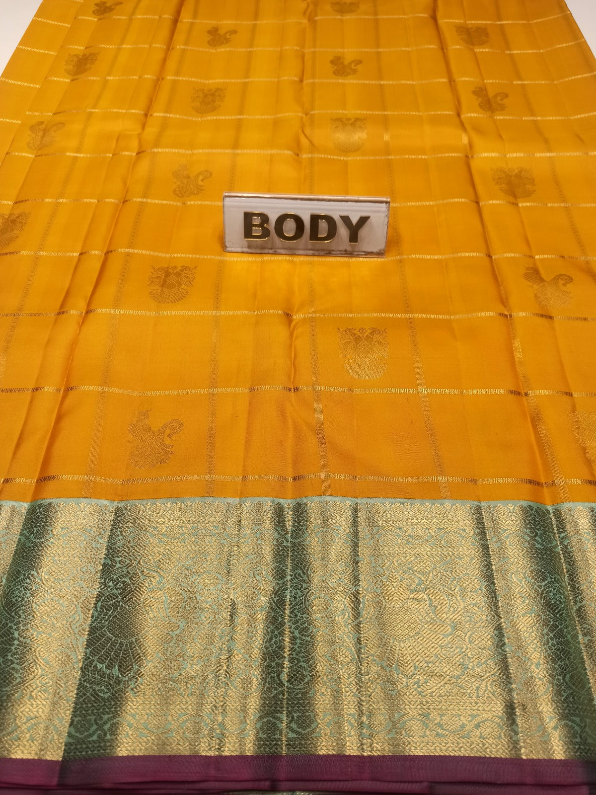 Pure Kanchipuram Silk Saree.