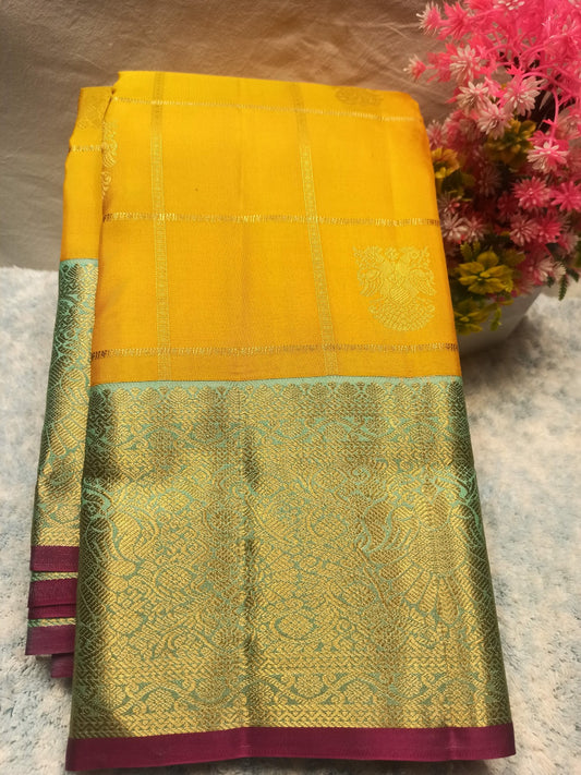 Pure Kanchipuram Silk Saree.