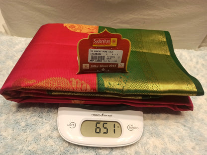 Pure Kanchipuram Silk Saree.