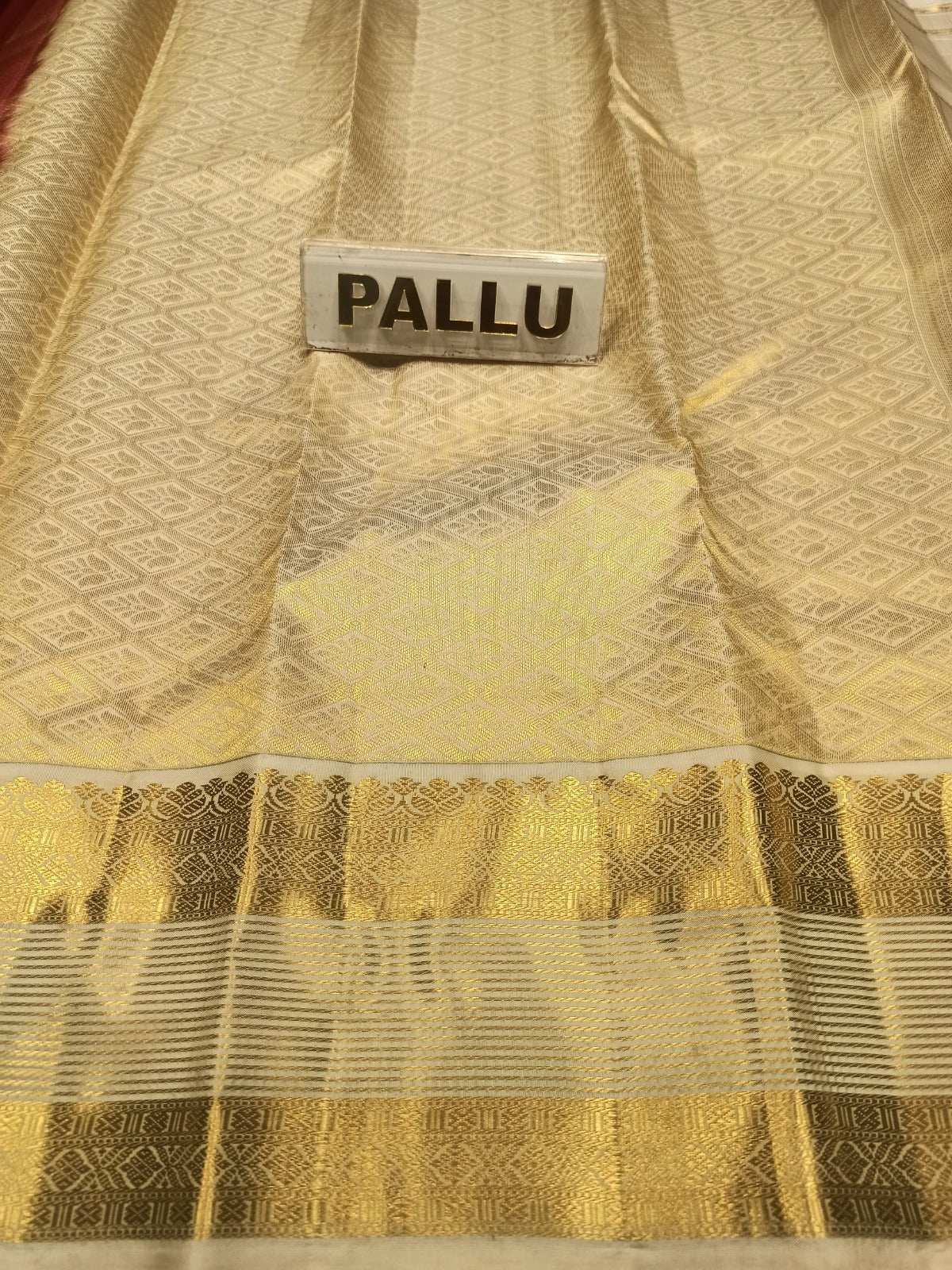 Pure Kanchipuram Silk Saree.