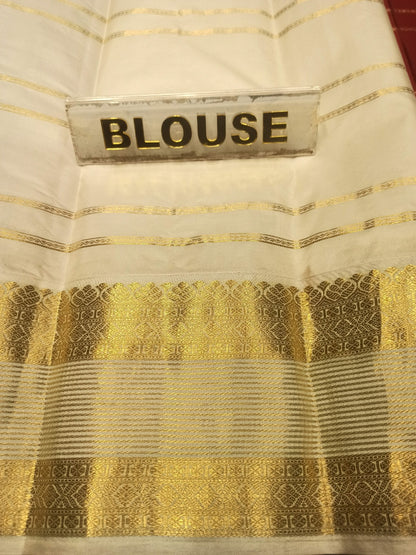 Pure Kanchipuram Silk Saree.