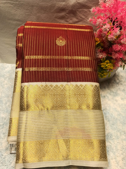 Pure Kanchipuram Silk Saree.