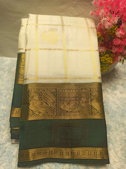 Pure Kanchipuram Silk Saree.