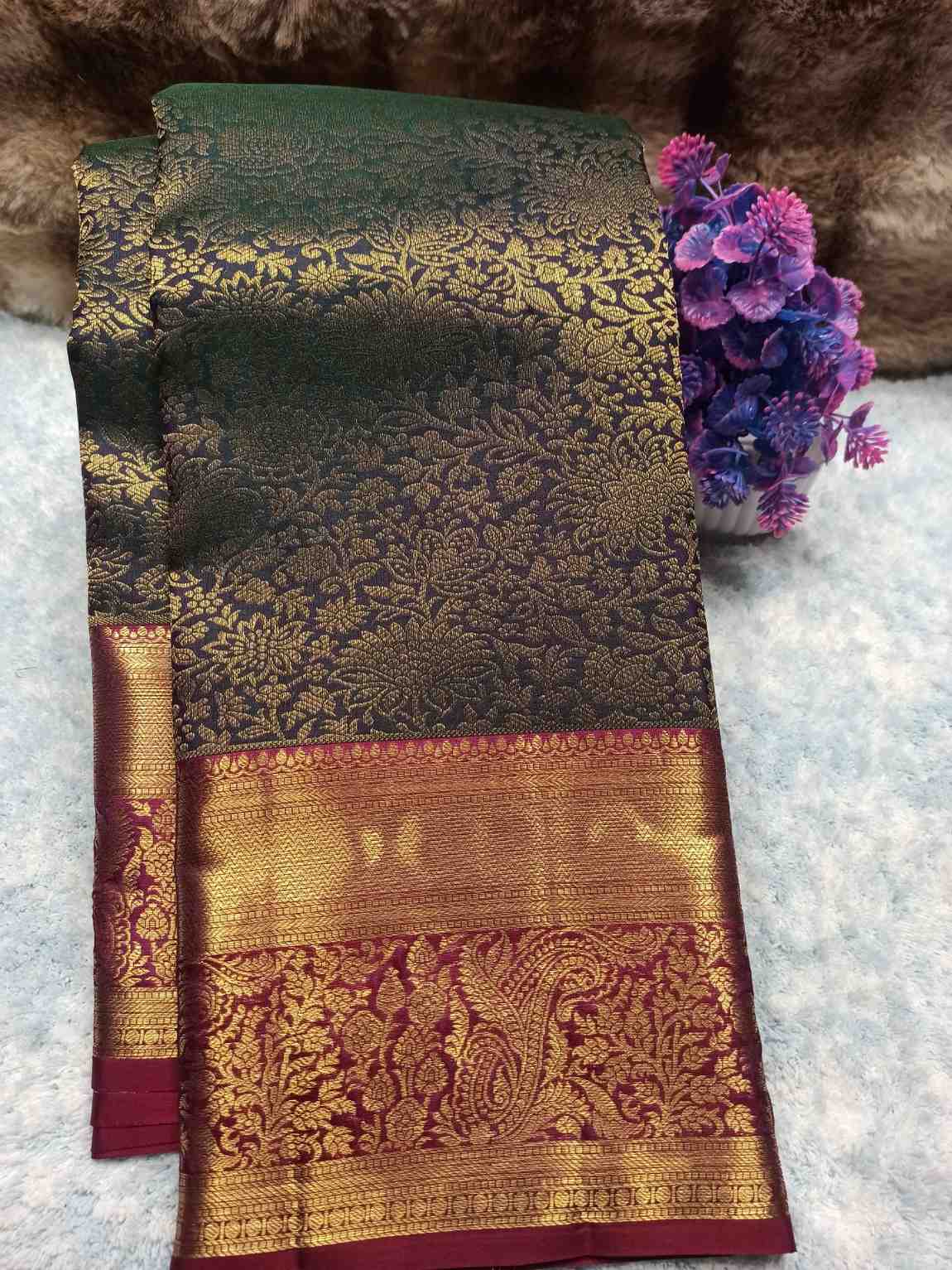 Pure Kanchipuram Silk Saree.