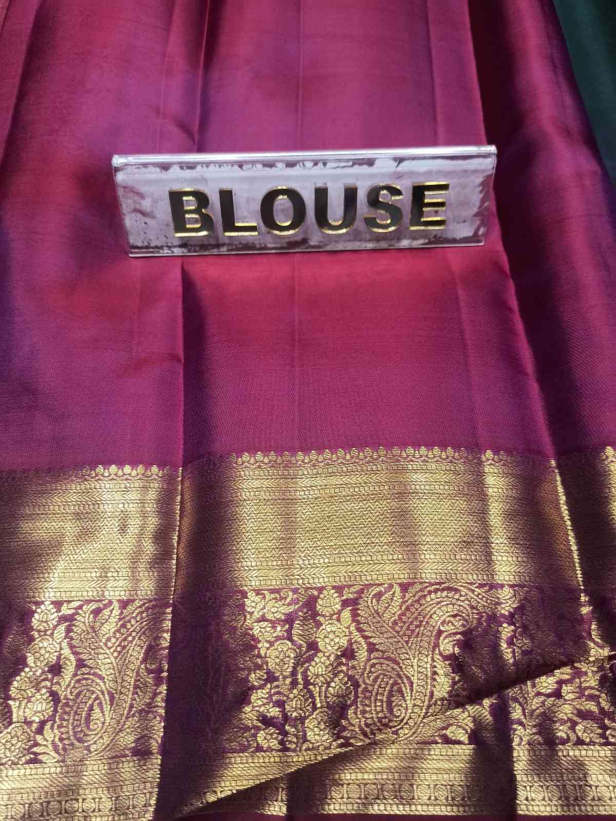Pure Kanchipuram Silk Saree.