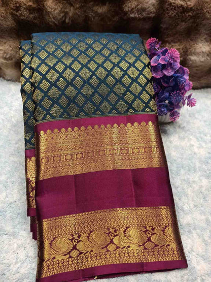 Pure Kanchipuram Silk Saree.