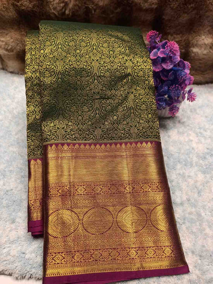 Pure Kanchipuram Silk Saree.