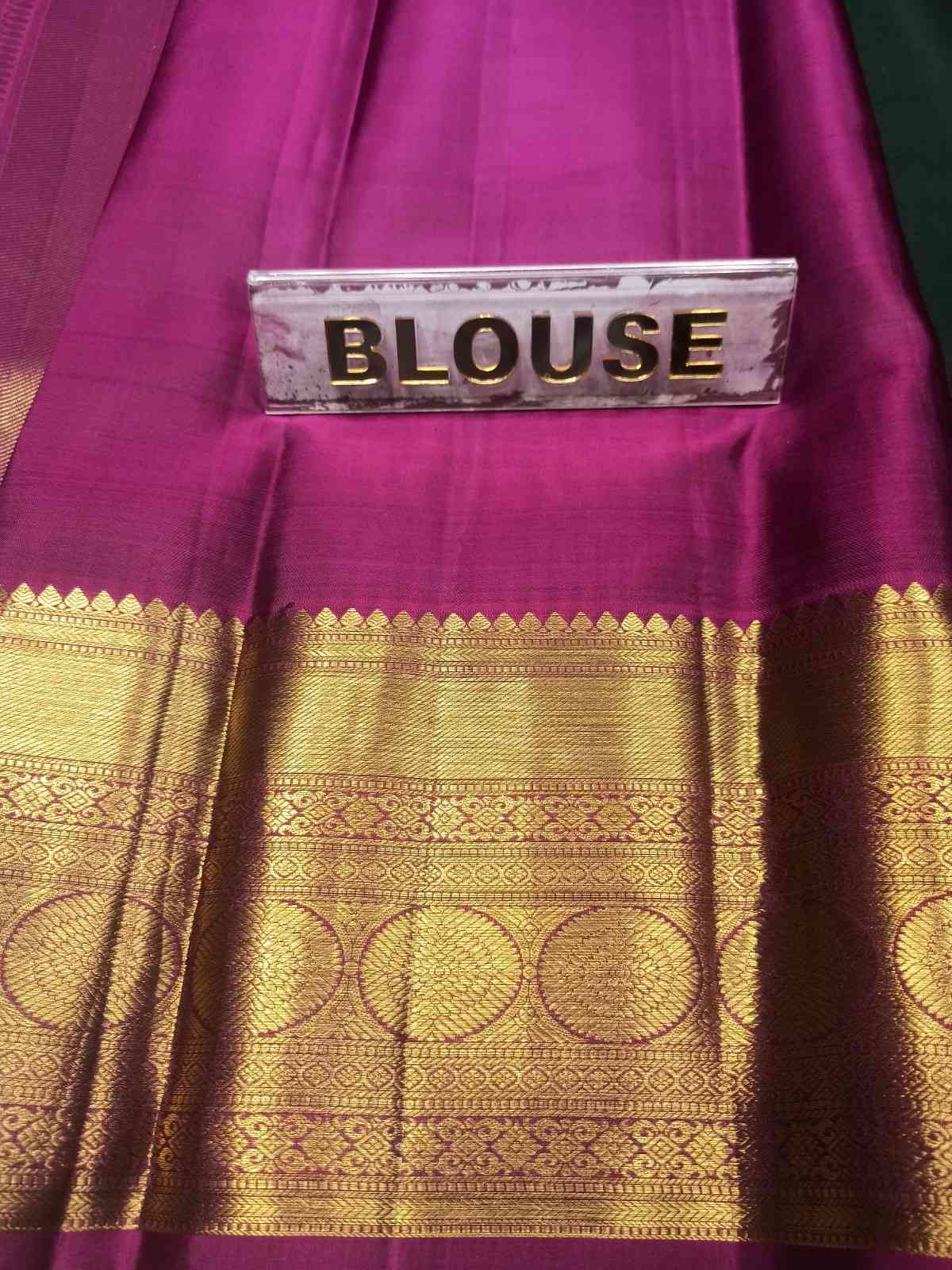 Pure Kanchipuram Silk Saree.