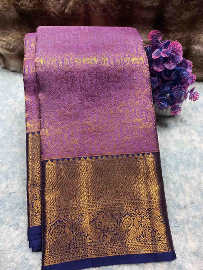 Pure Kanchipuram Silk Saree.