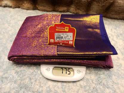 Pure Kanchipuram Silk Saree.