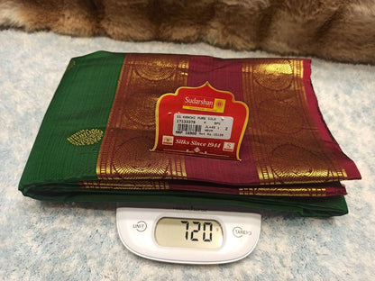 Pure Kanchipuram Silk Saree.