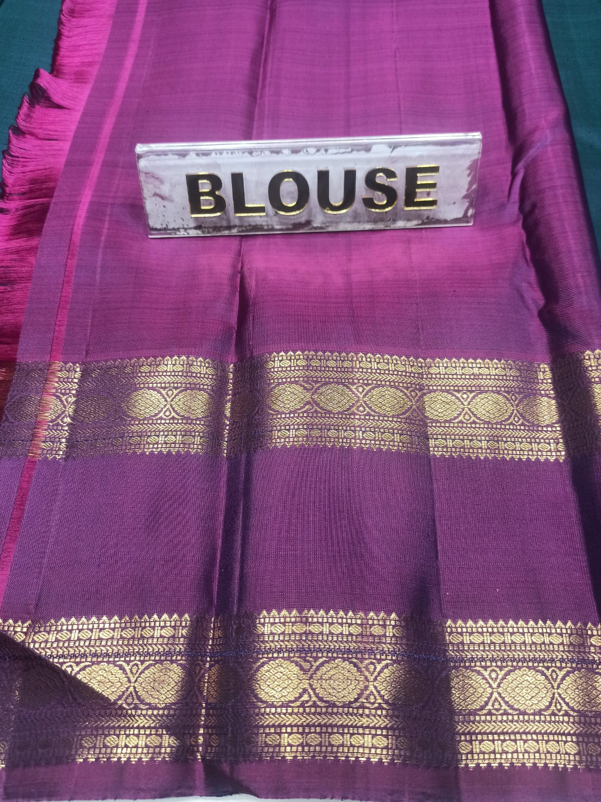 Pure Kanchipuram Silk Saree.