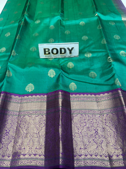 Pure Kanchipuram Silk Saree.