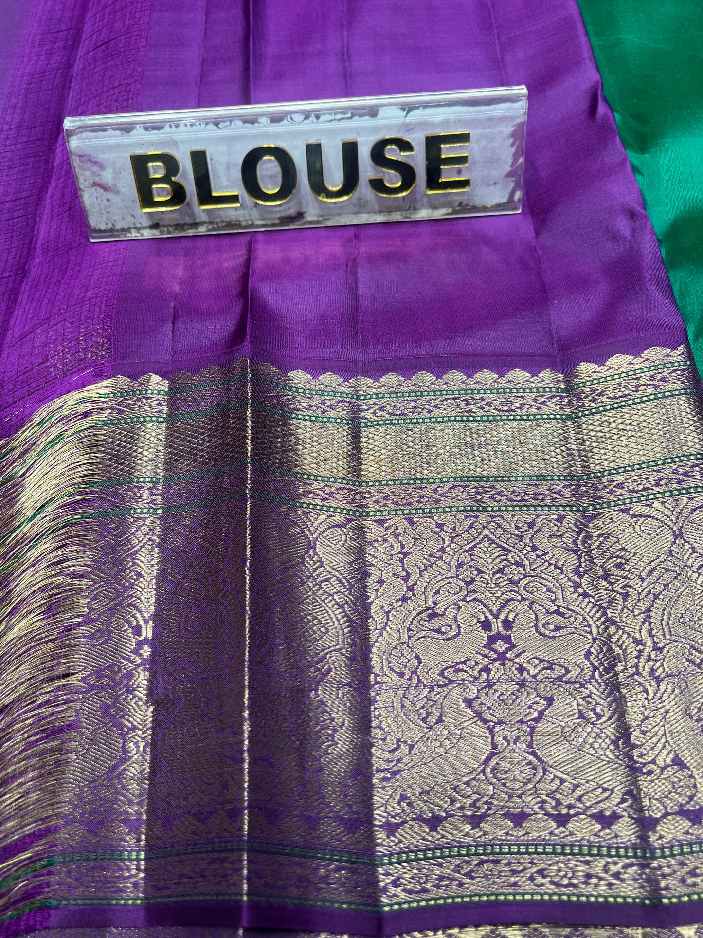 Pure Kanchipuram Silk Saree.