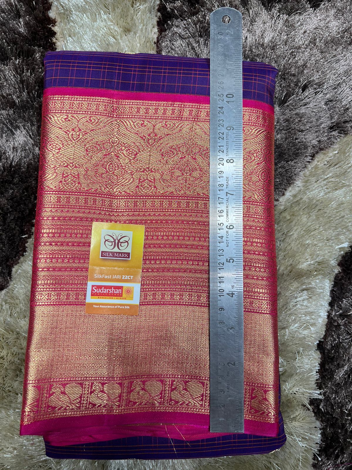 Pure Kanchipuram Silk Saree.