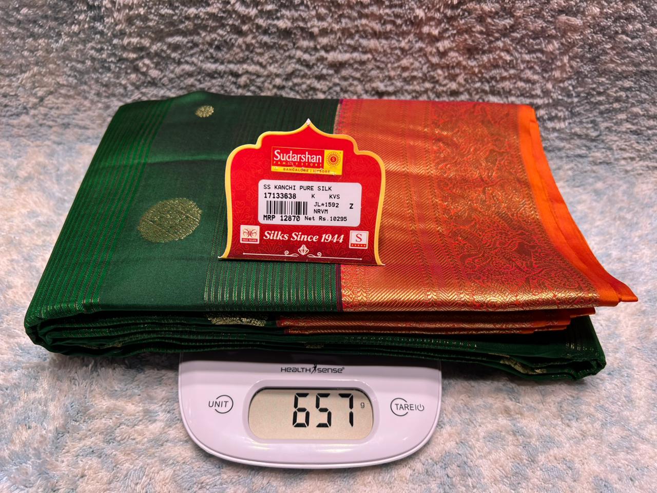 Pure Kanchipuram Silk Saree