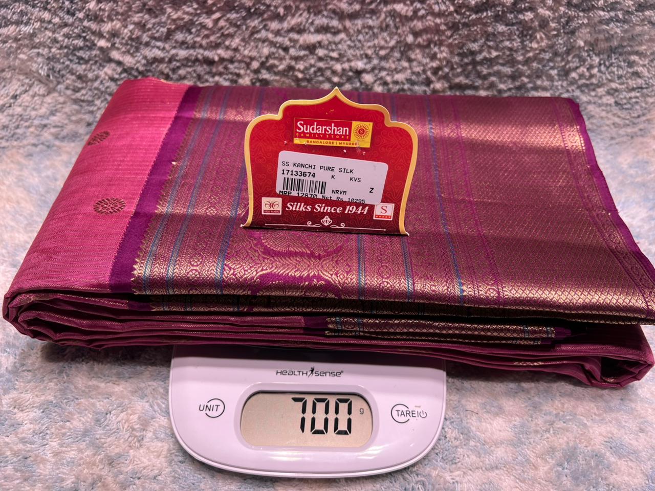 Pure Kanchipuram Silk Saree