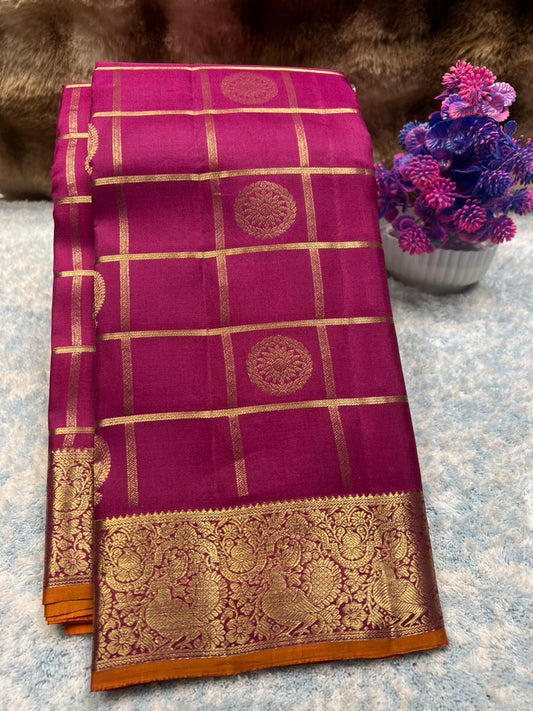 Pure Kanchipuram Silk Saree.