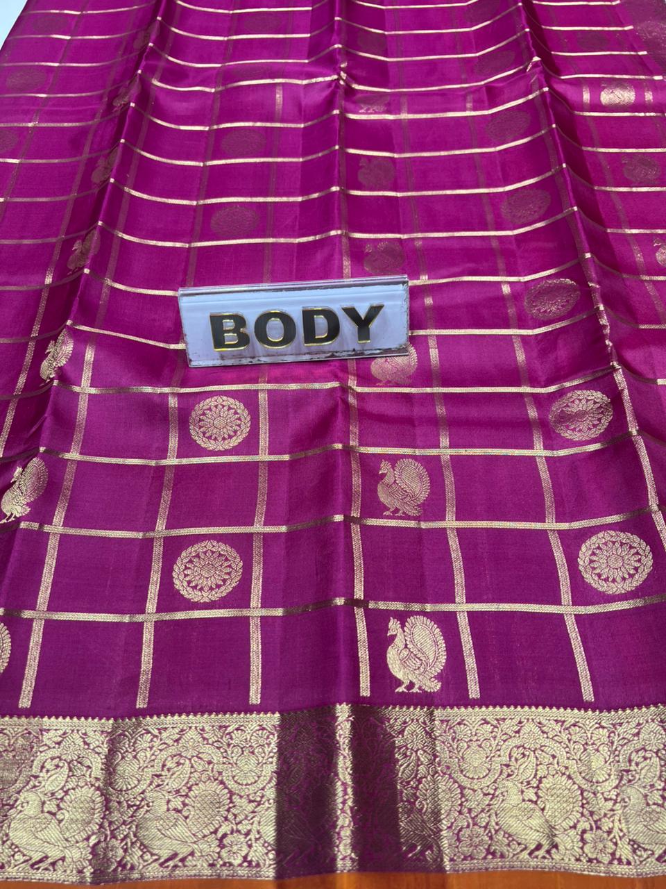Pure Kanchipuram Silk Saree.