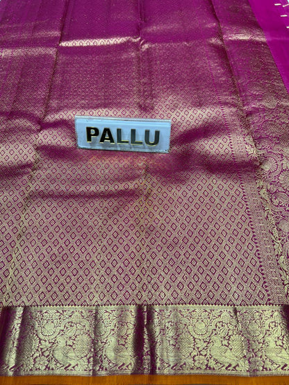 Pure Kanchipuram Silk Saree.