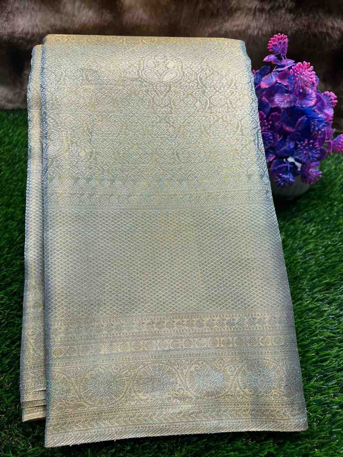 Pure Kanchipuram Silk Saree.