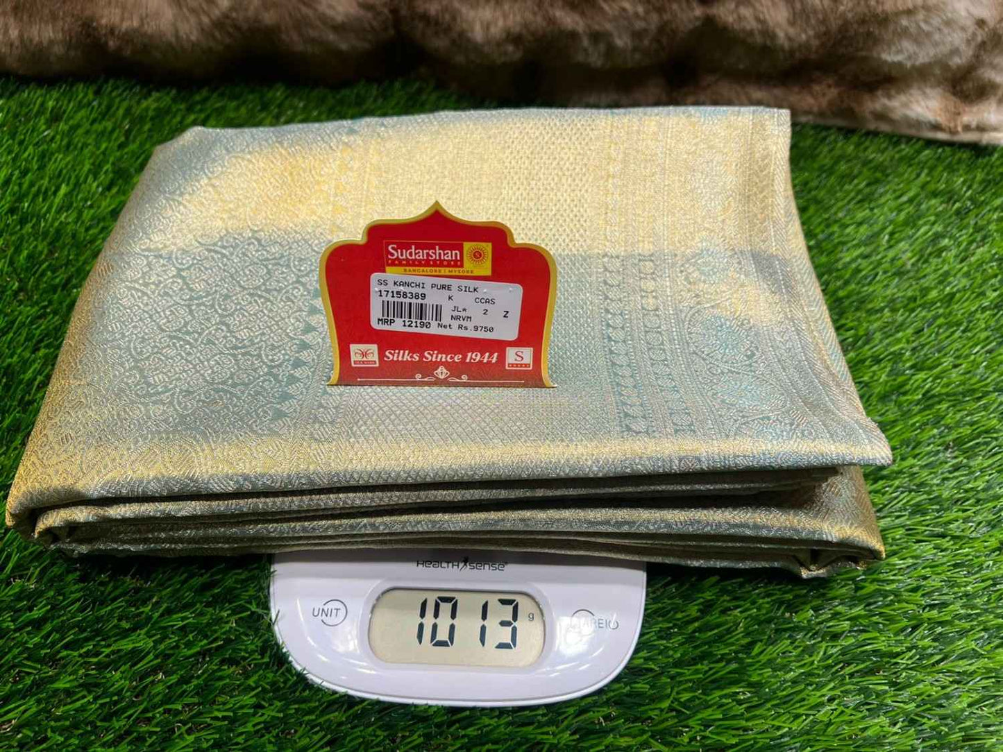 Pure Kanchipuram Silk Saree.
