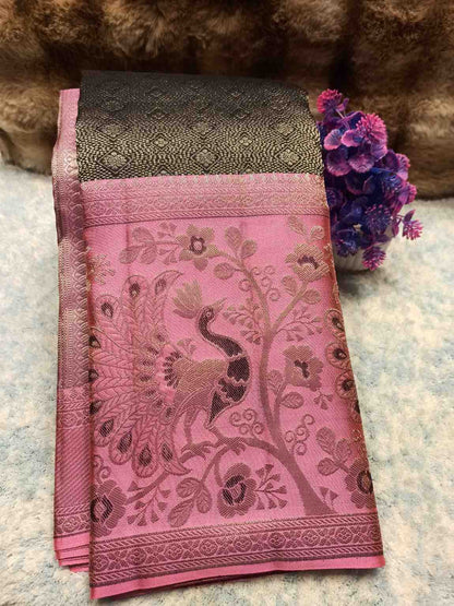 Pure Kanchipuram Silk Saree.