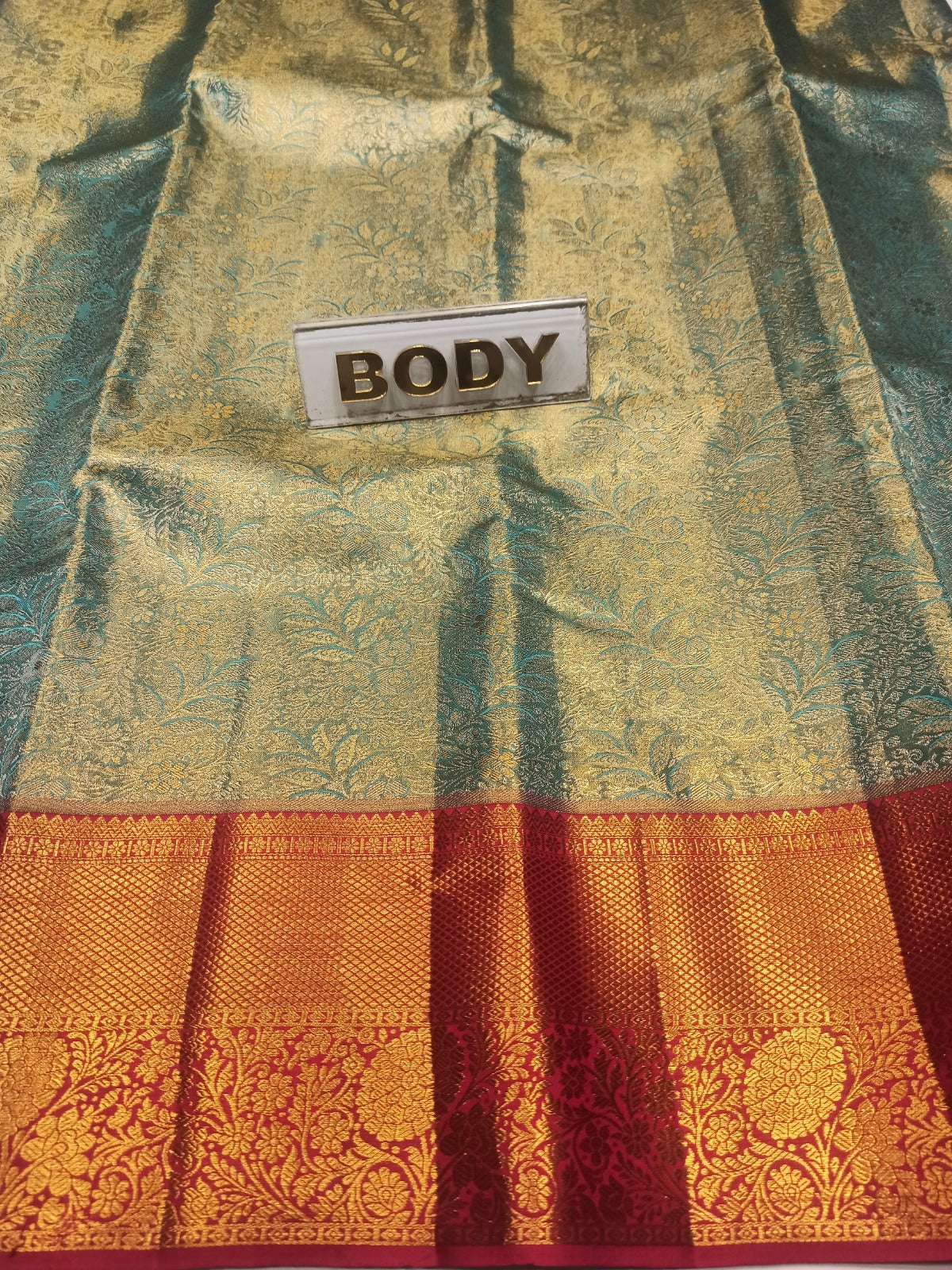 Pure Kanchipuram Silk Saree.