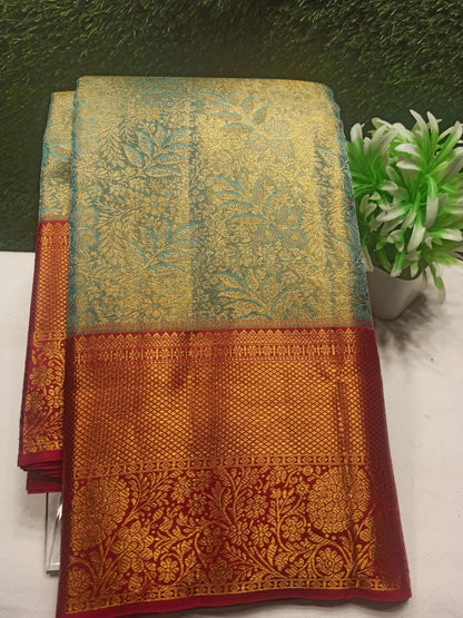 Pure Kanchipuram Silk Saree.