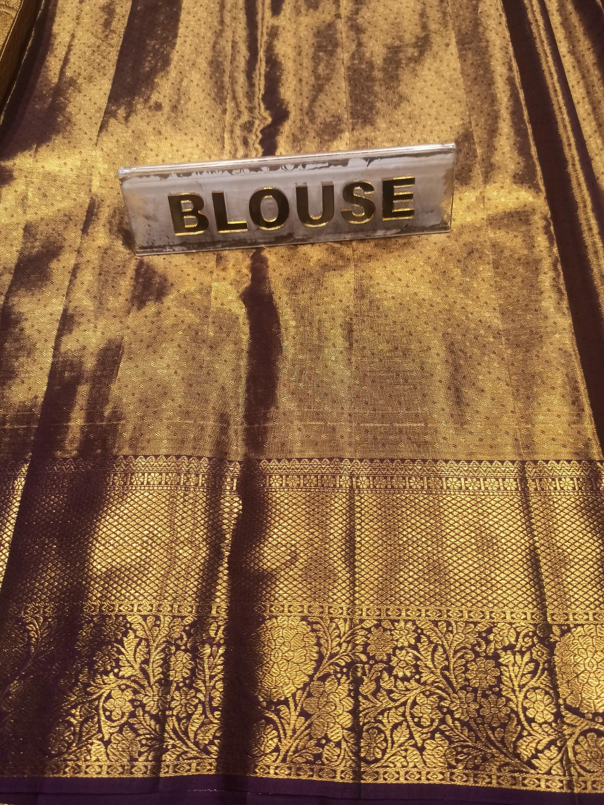 Pure Kanchipuram Silk Saree.