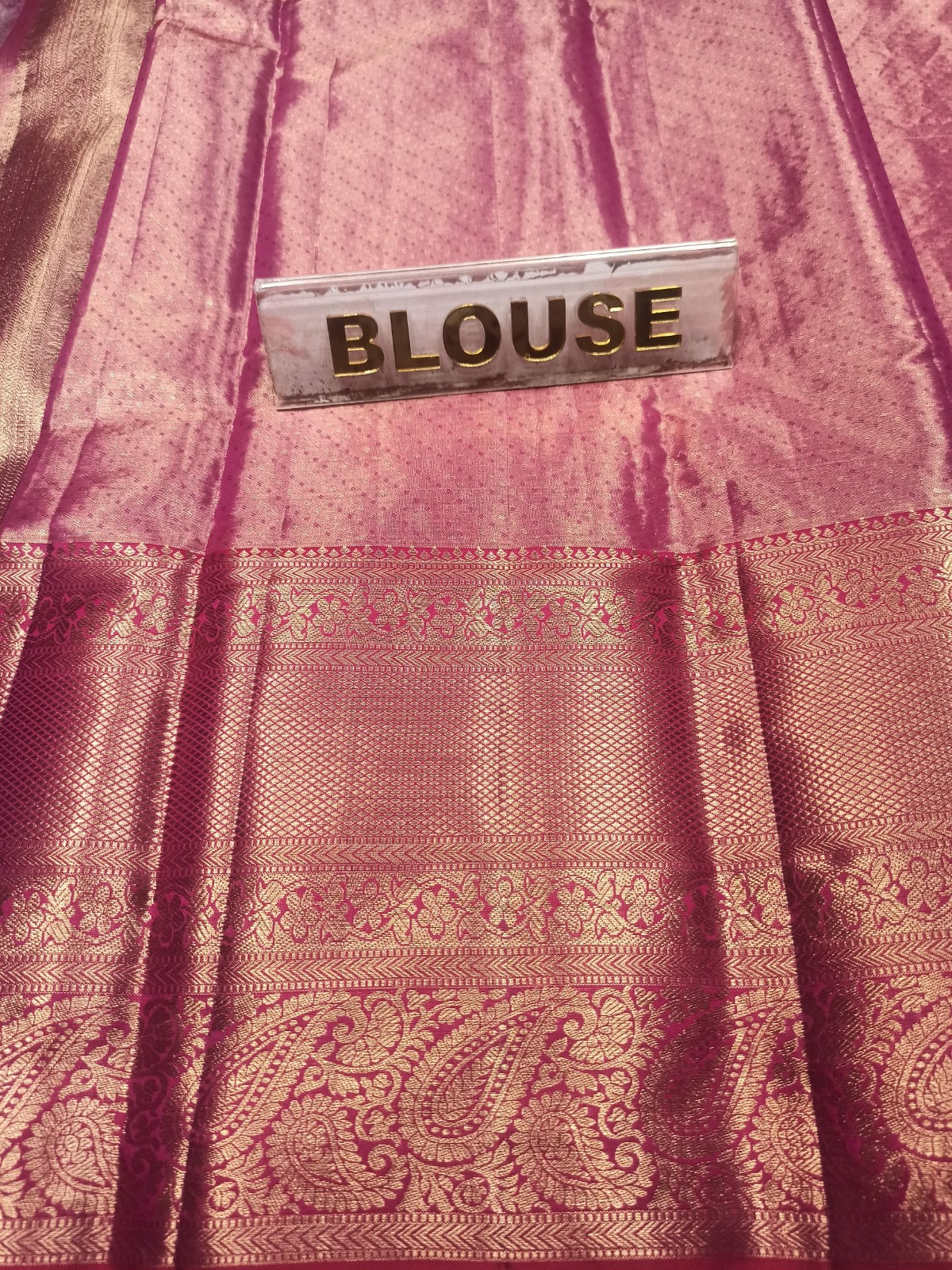 Pure Kanchipuram Silk Saree.