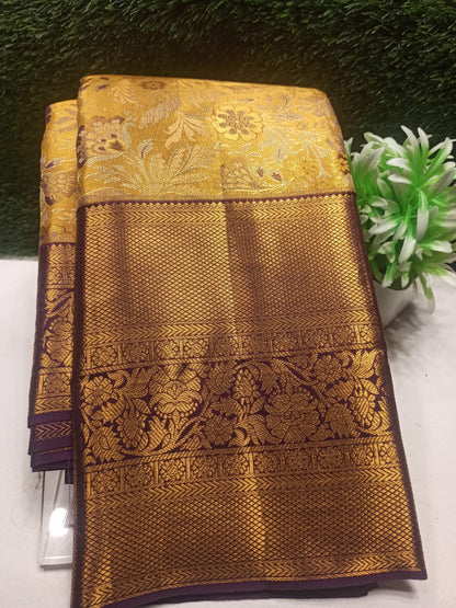 Pure Kanchipuram Silk Saree.