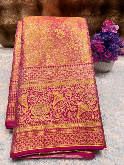 Pure Kanchipuram Silk Saree.