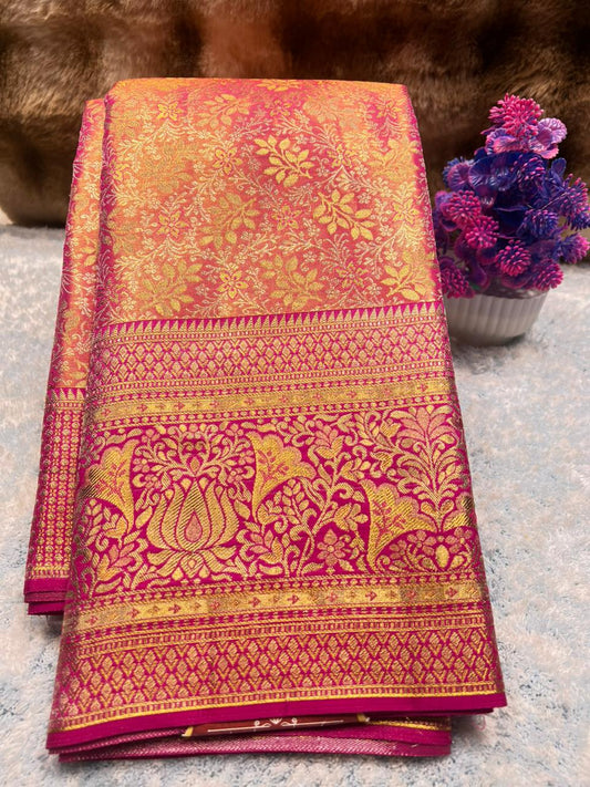 Pure Kanchipuram Silk Saree.
