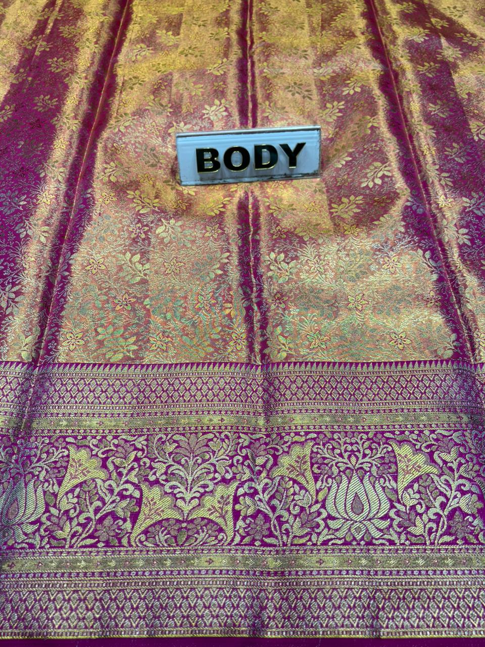 Pure Kanchipuram Silk Saree.