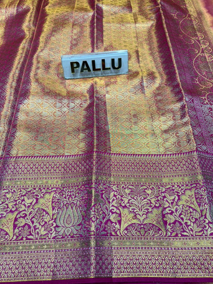 Pure Kanchipuram Silk Saree.
