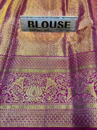 Pure Kanchipuram Silk Saree.