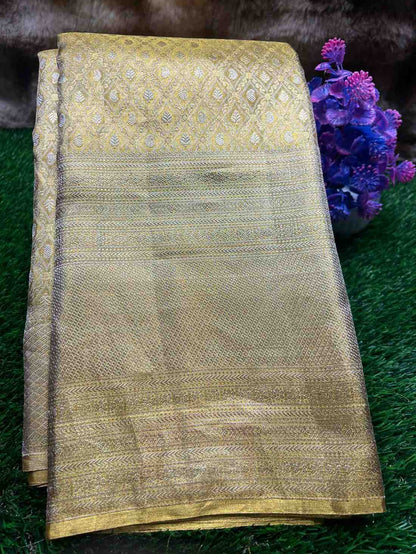 Pure Kanchipuram Silk Saree.