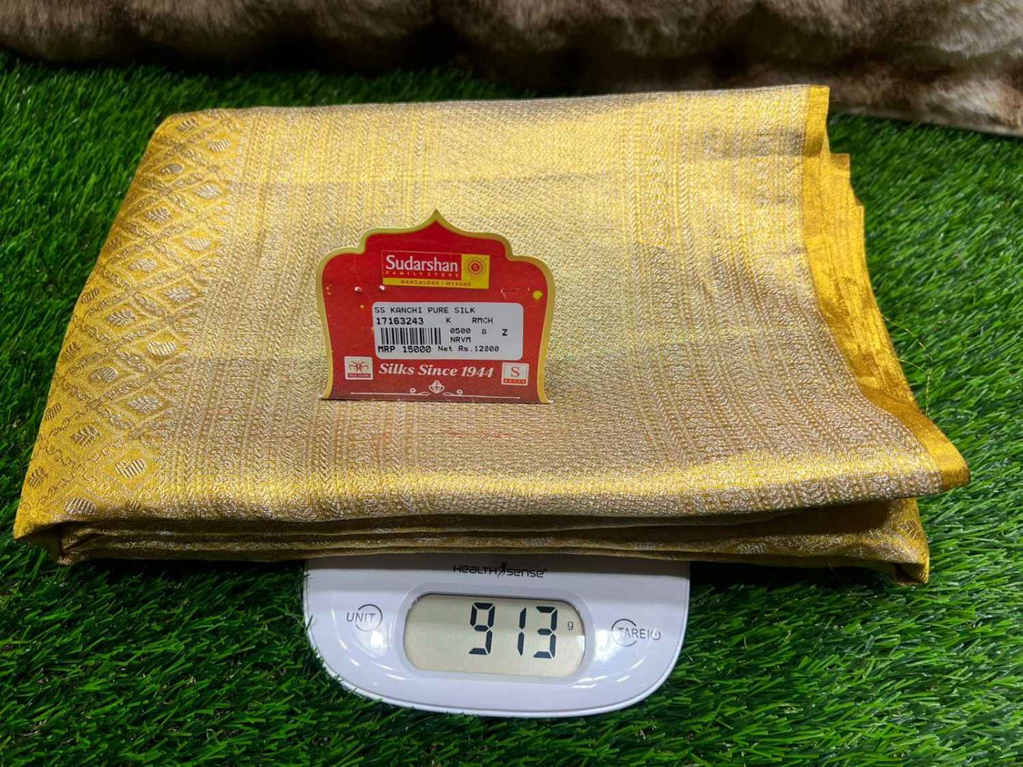 Pure Kanchipuram Silk Saree.