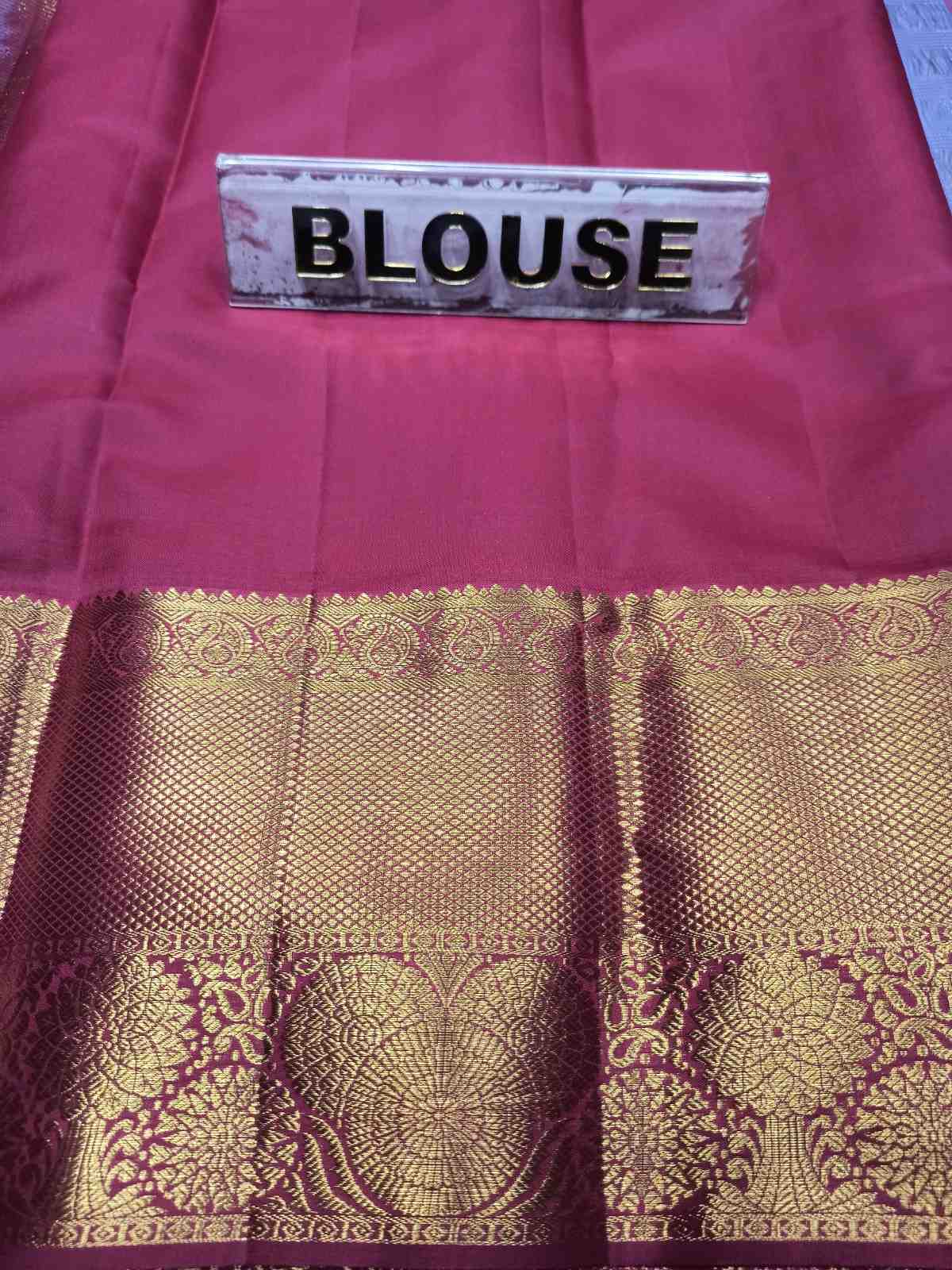 Pure Kanchipuram Silk Saree.