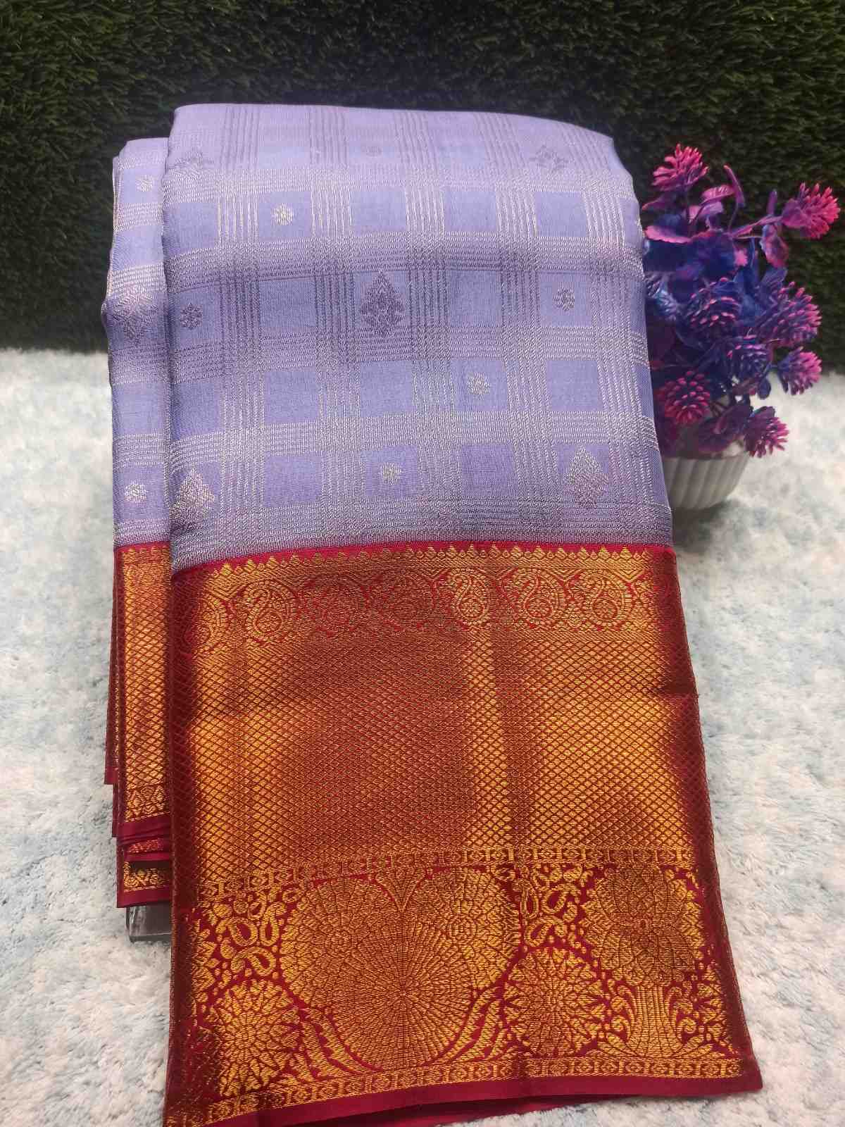 Pure Kanchipuram Silk Saree.