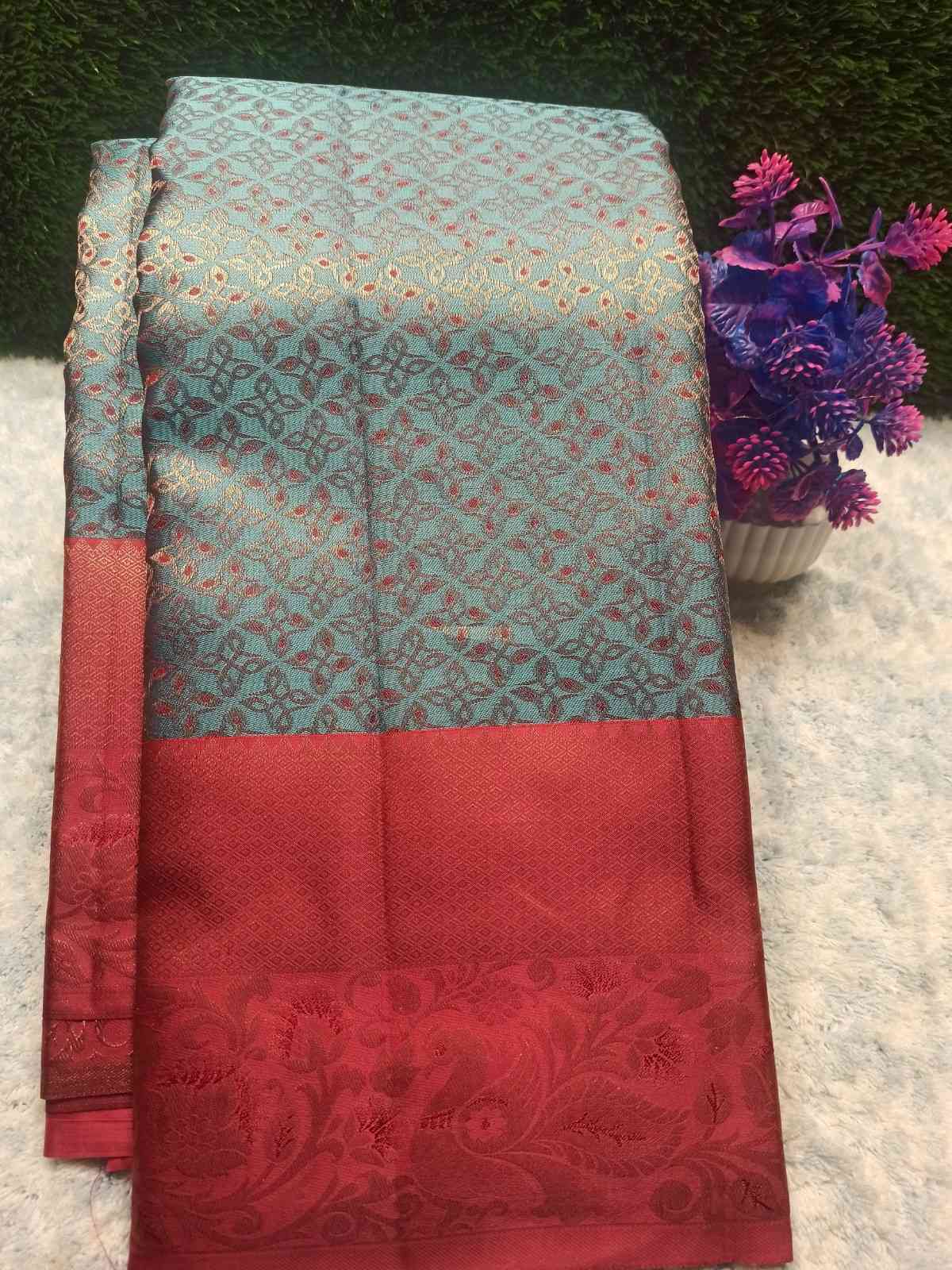 Pure Kanchipuram Silk Saree.
