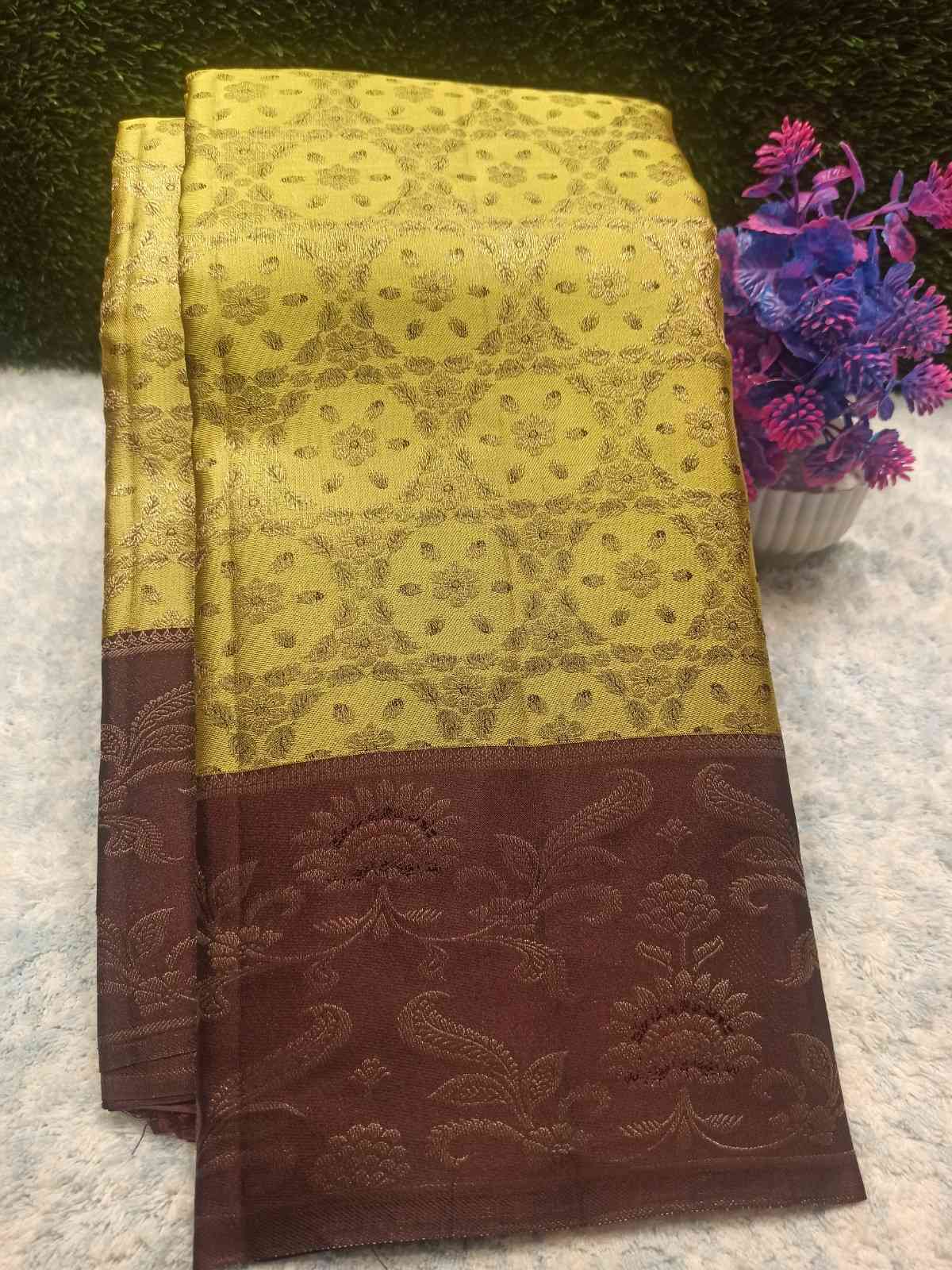 Pure Kanchipuram Silk Saree.