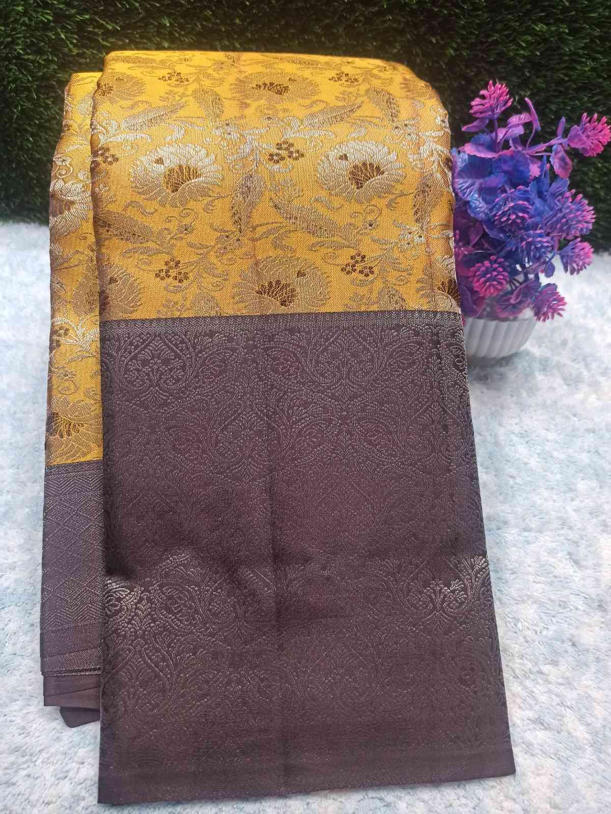 Pure Kanchipuram Silk Saree.