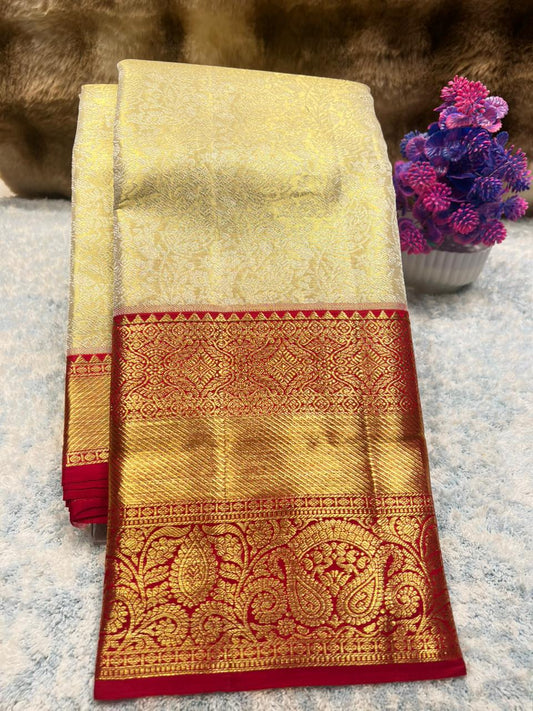 Pure Kanchipuram Silk Saree.