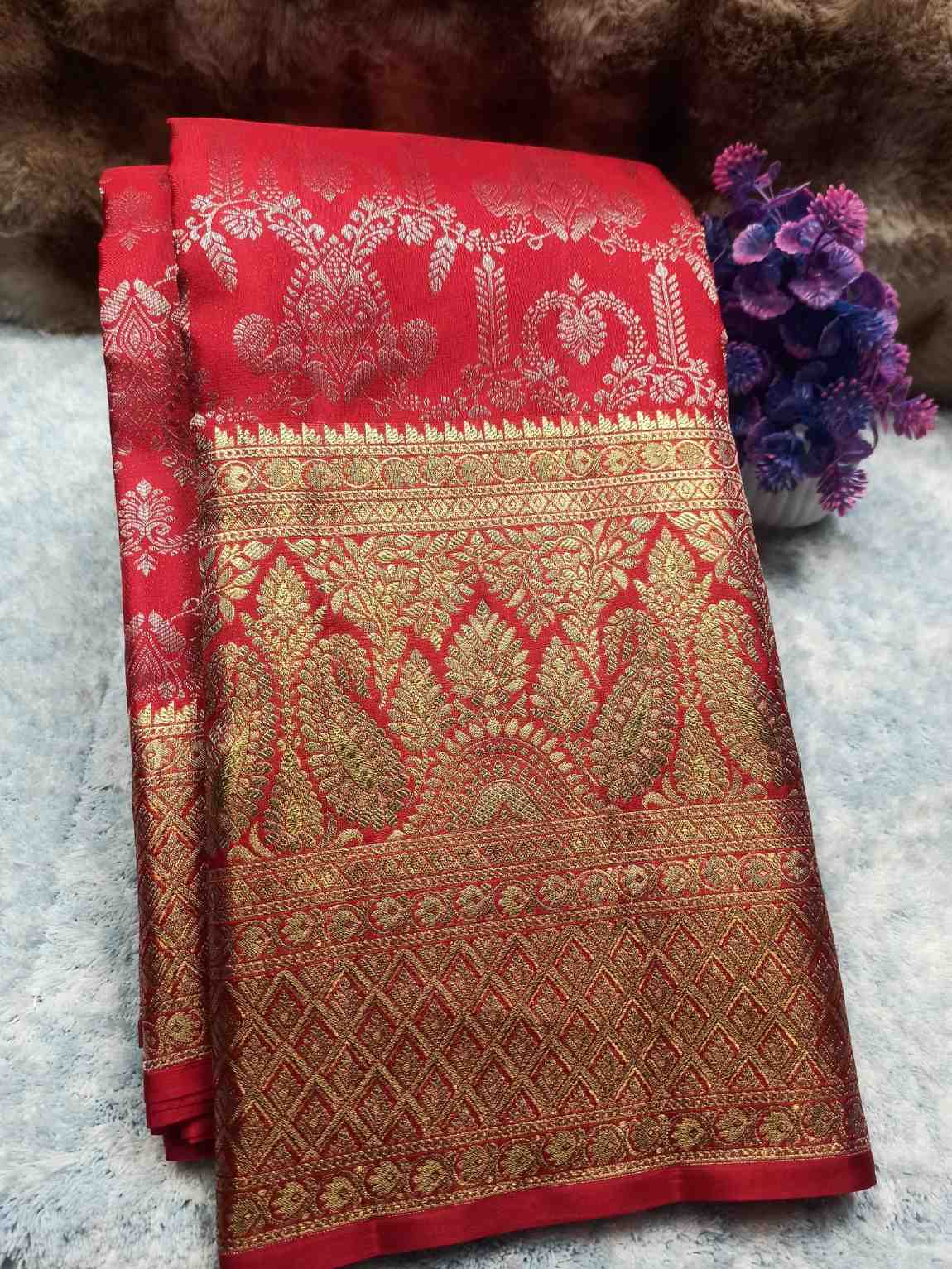 Pure Kanchipuram Silk Saree.