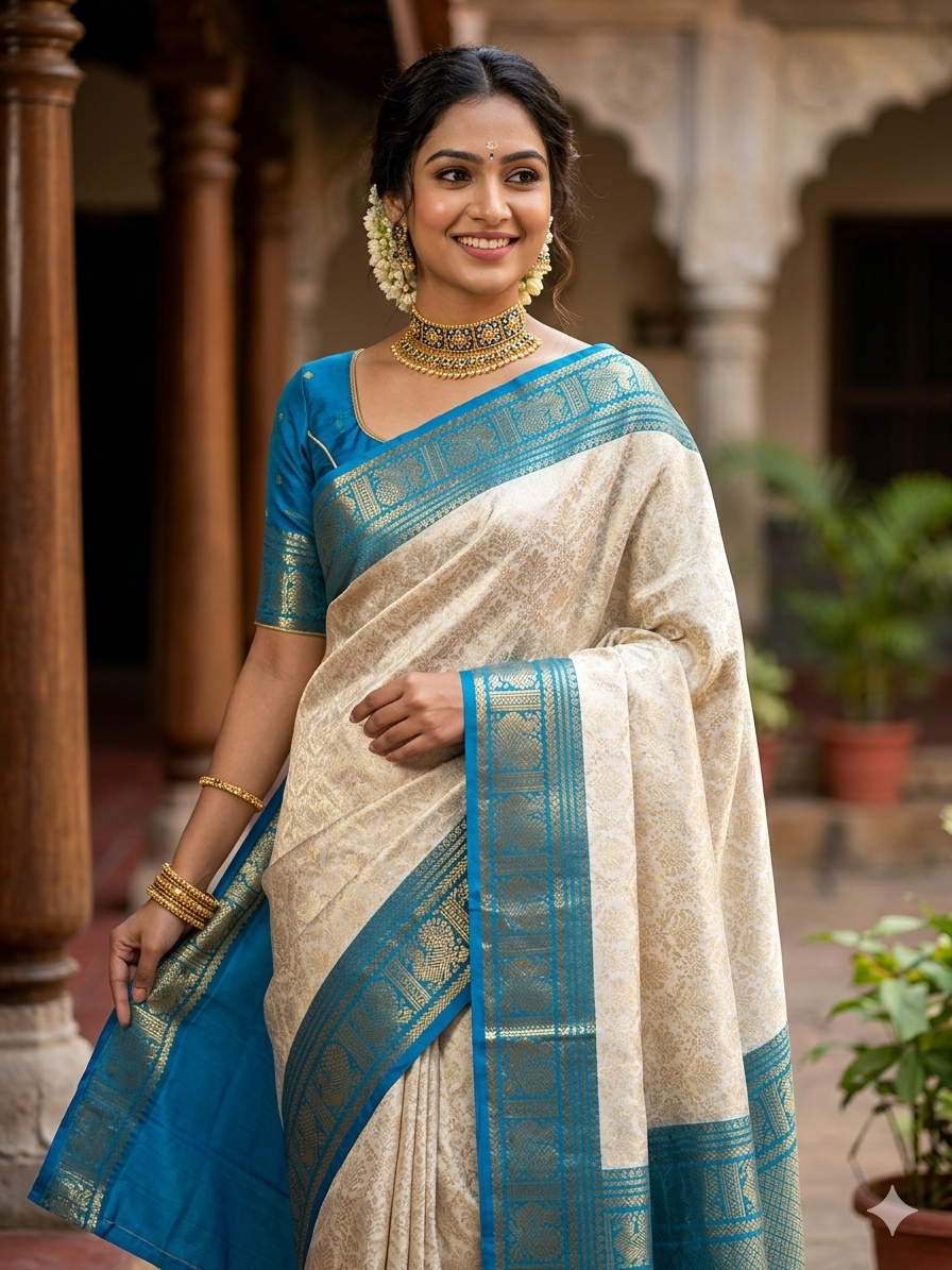 Pure Kanchipuram Silk Saree