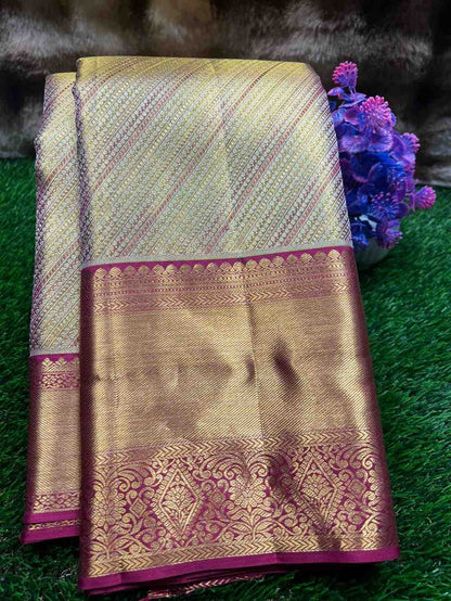 Pure Kanchipuram Silk Saree.