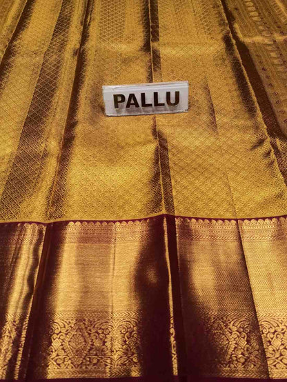 Pure Kanchipuram Silk Saree.